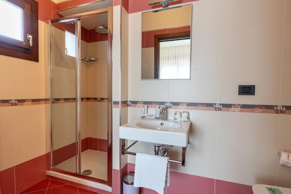 Shower, Toilet, Bathroom, towels