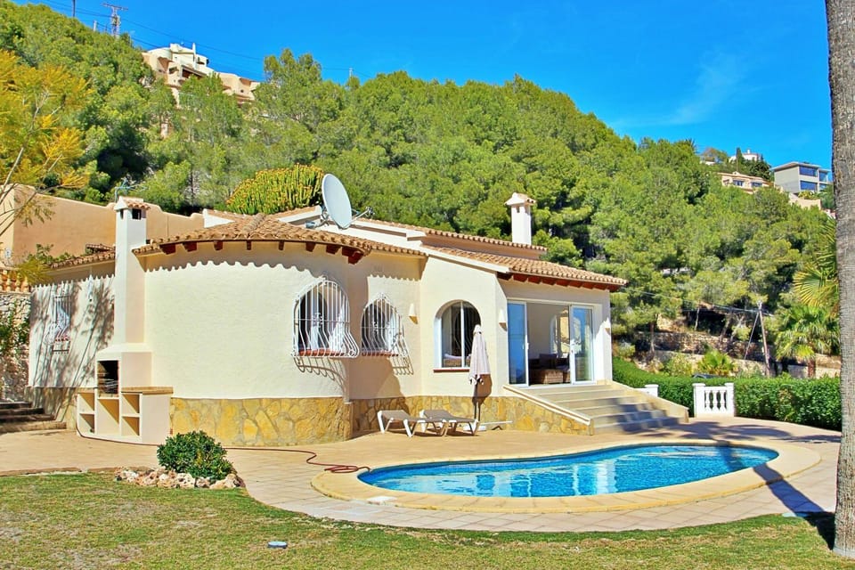 Alldo - hill side with private pool in Moraira Villa in Marina Alta