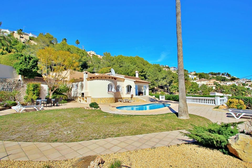 Alldo - hill side with private pool in Moraira Villa in Marina Alta