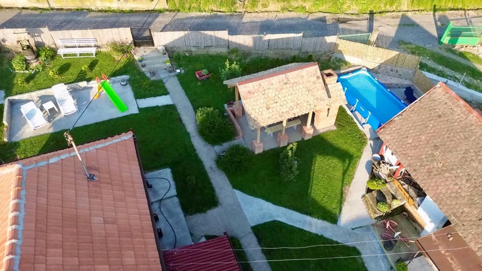 Property building, Bird's eye view, Pool view, Swimming pool