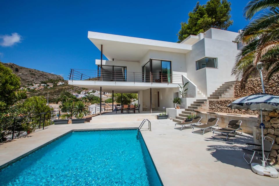 Laja - panoramic hillside holiday house in Moraira Villa in Marina Alta