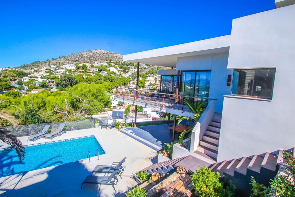 Laja - panoramic hillside holiday house in Moraira Villa in Marina Alta