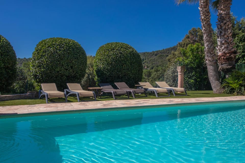 Property building, Living room, Swimming pool