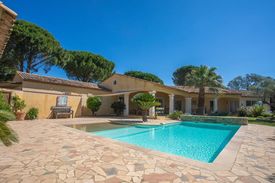 Property building, Living room, Swimming pool