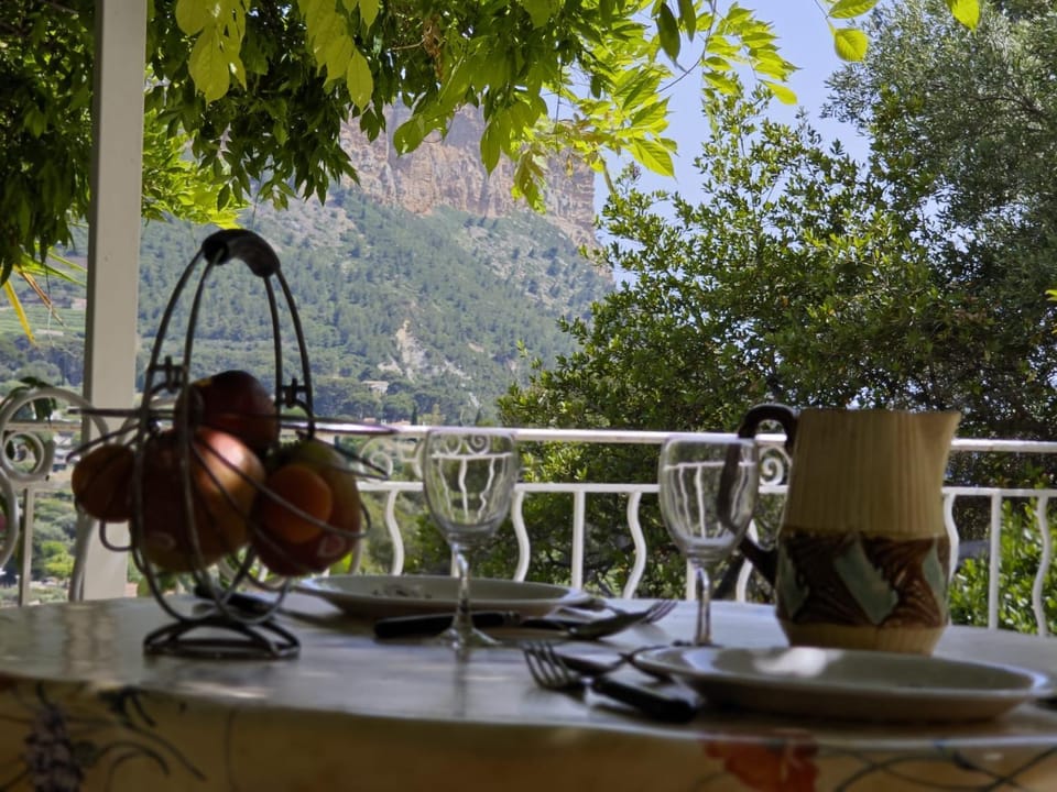 Natural landscape, Balcony/Terrace, Dining area