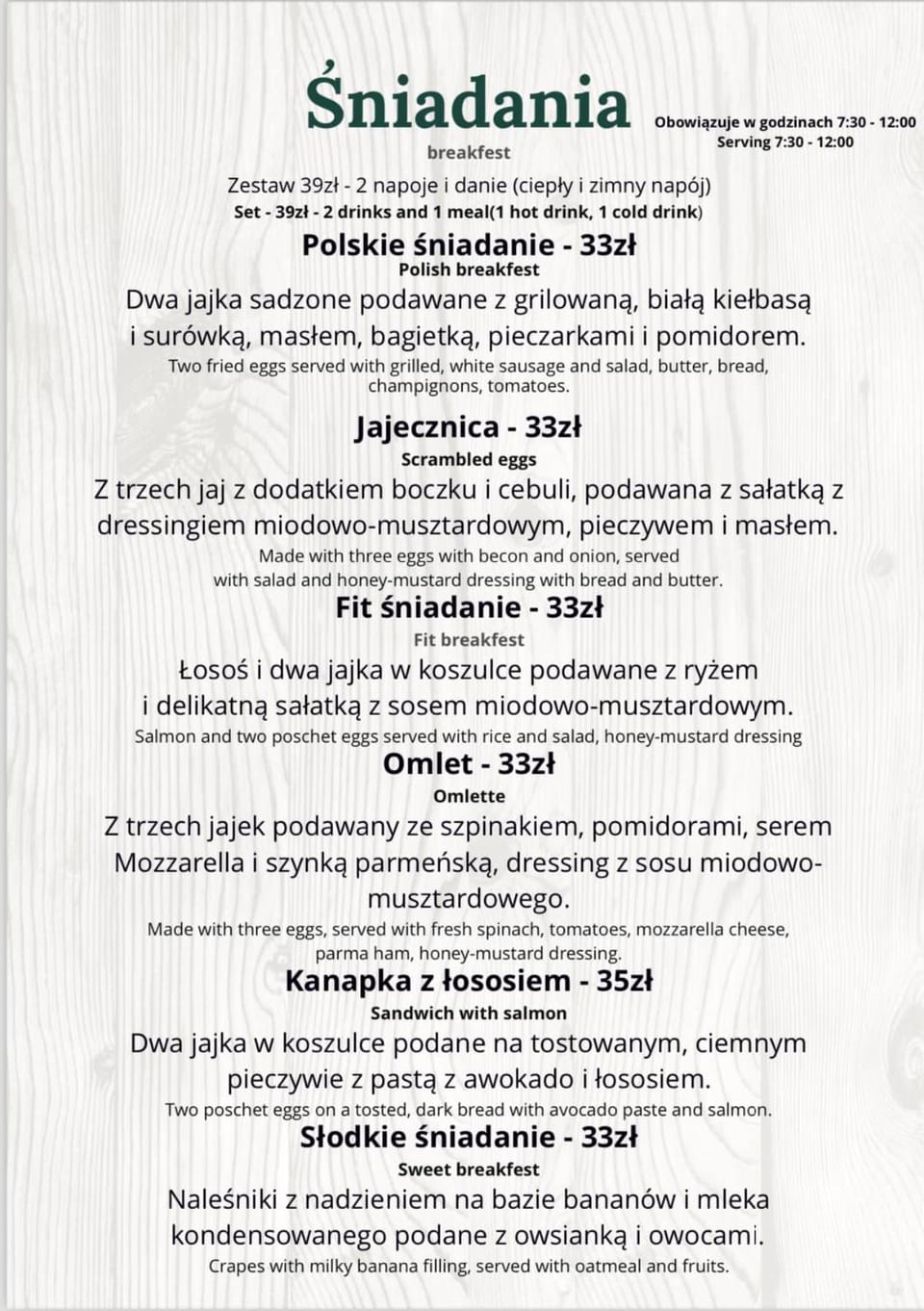 Restaurant/places to eat