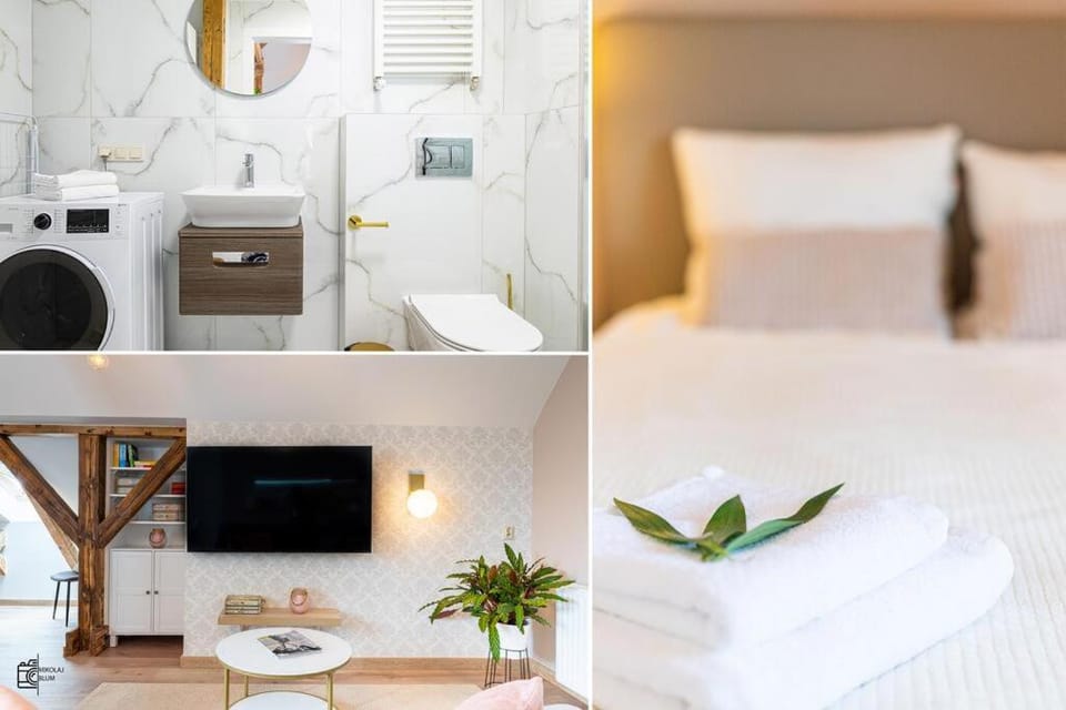 Bed, TV and multimedia, Photo of the whole room, towels, washing machine