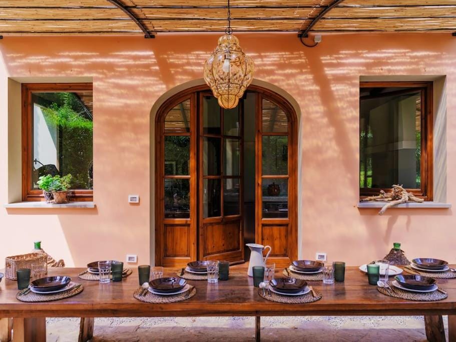 Patio, Day, Dining area