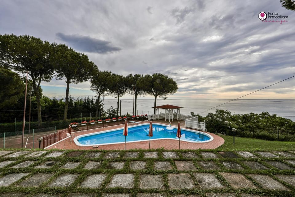 Natural landscape, Pool view, Sea view, Swimming pool