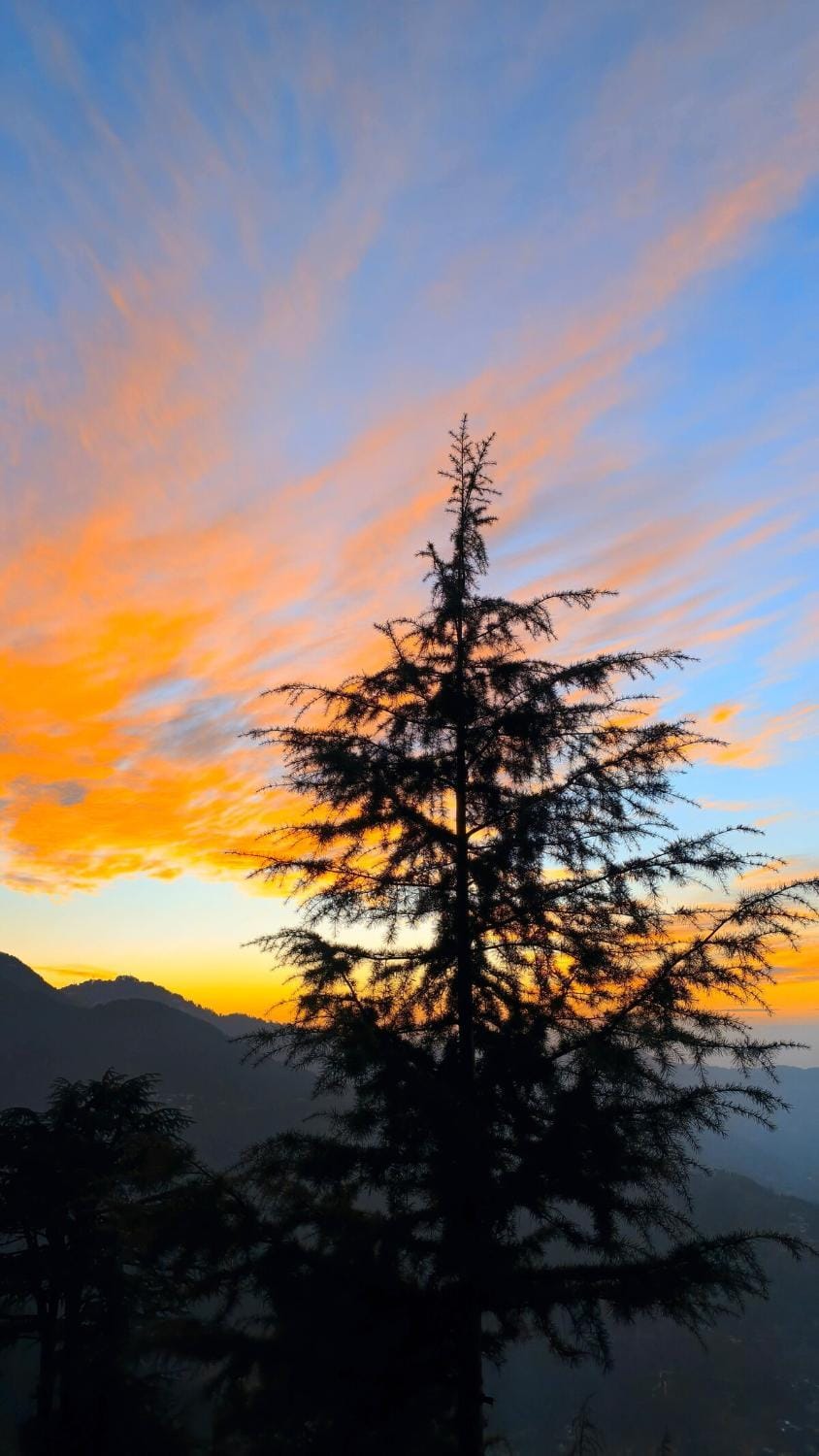Natural landscape, Sunset