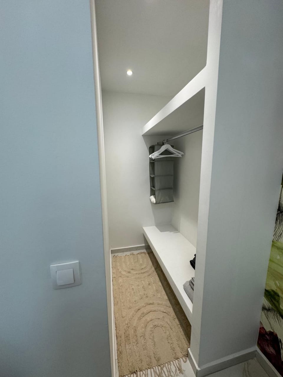 Photo of the whole room, wardrobe