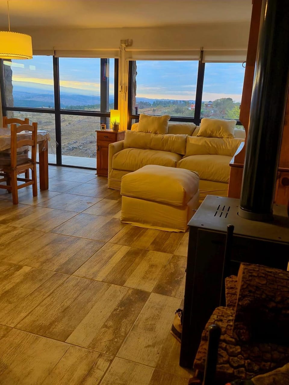 Natural landscape, Living room, Seating area