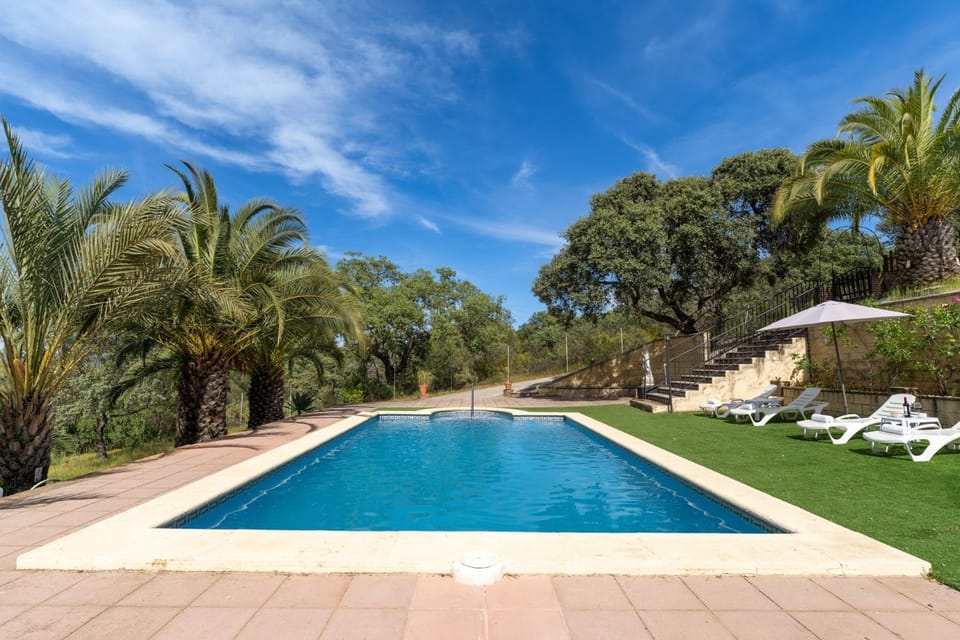 Property building, Living room, Swimming pool