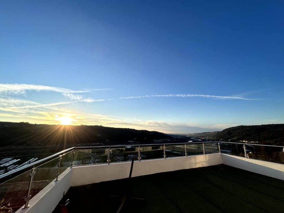 Day, Natural landscape, View (from property/room), Balcony/Terrace, Mountain view, Sunrise