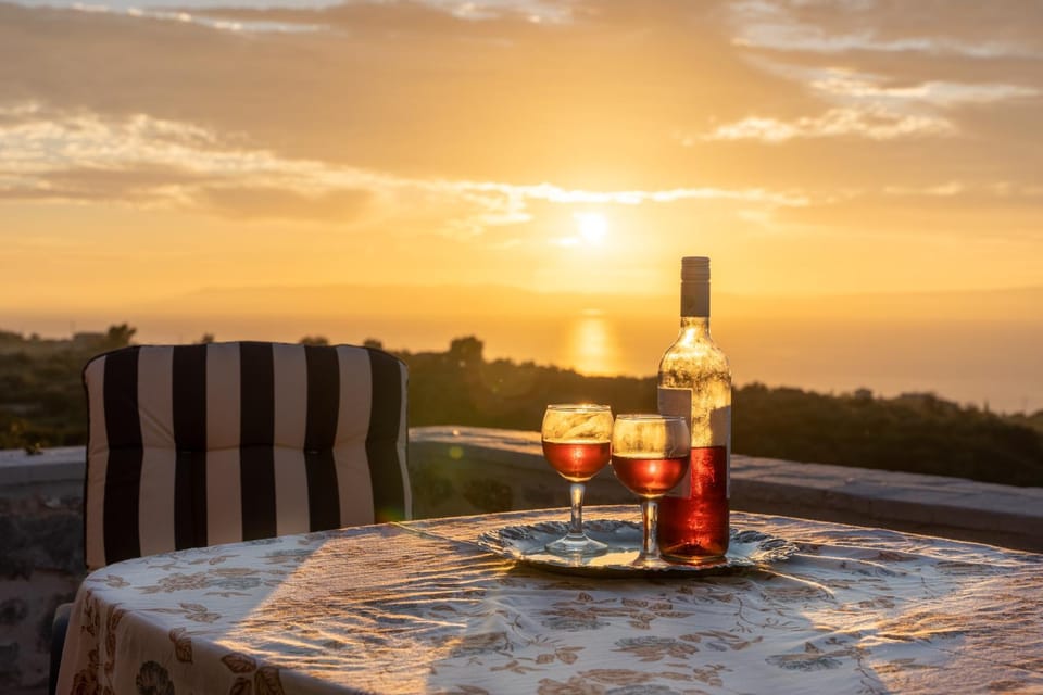 Day, Natural landscape, View (from property/room), Balcony/Terrace, Sea view, Sunrise, Sunset