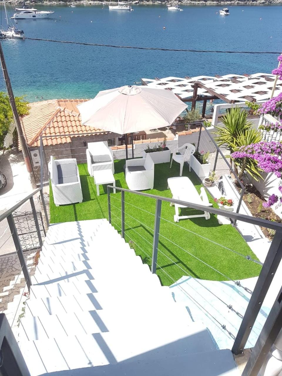 Patio, Day, View (from property/room), Balcony/Terrace, Balcony/Terrace, Sea view, sunbed