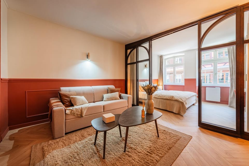 Living room, Seating area, Bedroom