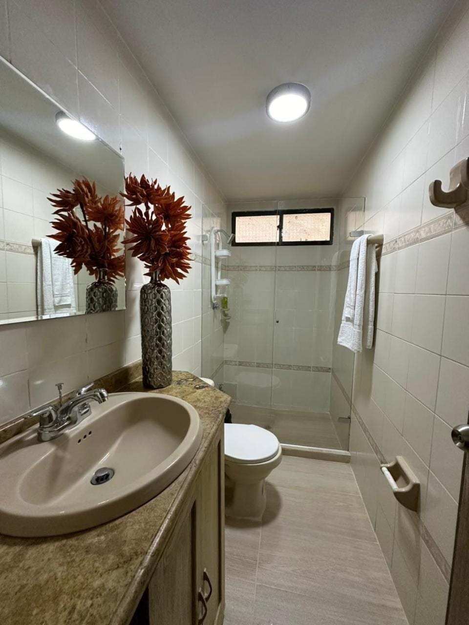 Shower, Bathroom, towels