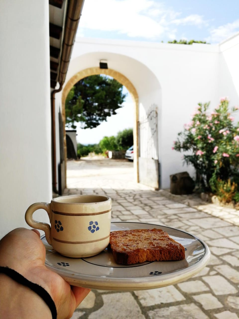 Facade/entrance, Food close-up, Day, Italian breakfast