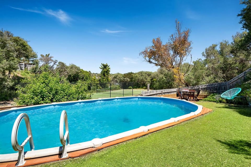 Natural landscape, Garden, Tennis court, Garden view, Pool view, Swimming pool