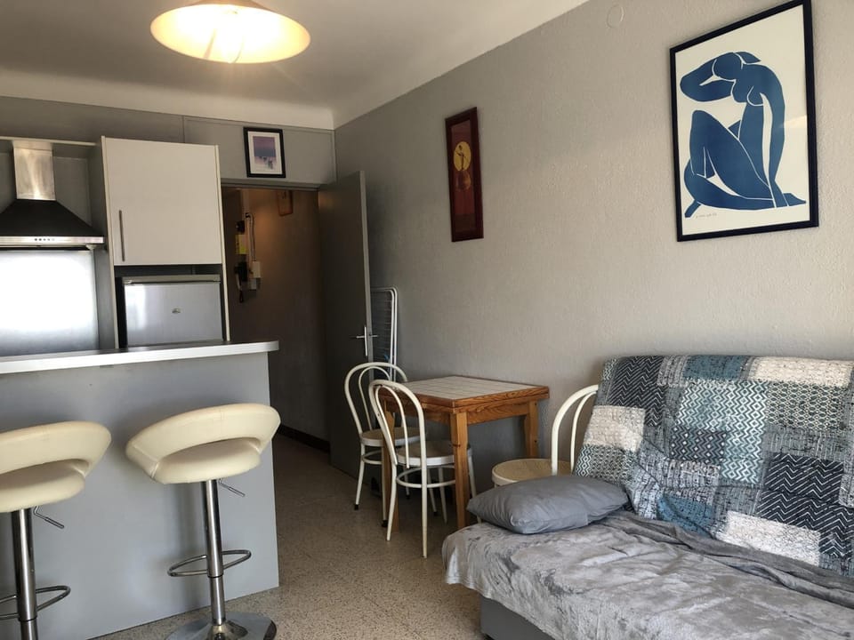 Studio Cabine Climat. 4P, Proche Plage, Animaux OK - FR-1-793-23 Cabin in Saint-Cyprien