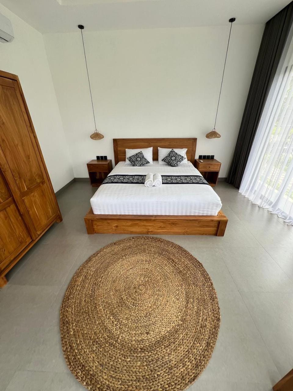 Bed, Photo of the whole room, Bedroom, wardrobe