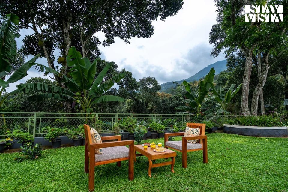 Garden view, Breakfast
