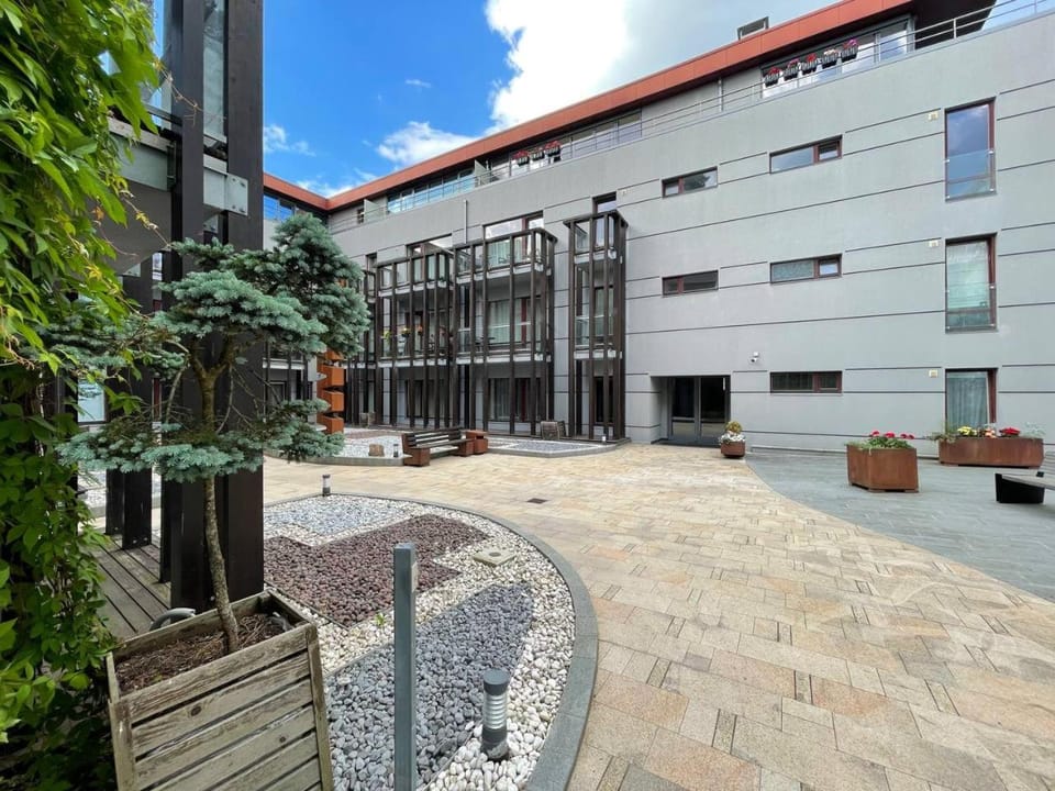 Property building, Garden view