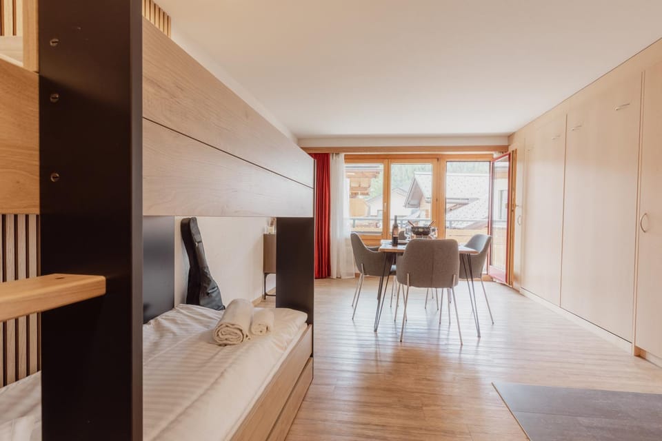 Dining area, bunk bed