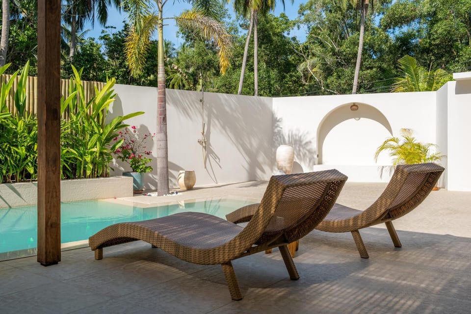 Day, Natural landscape, Garden view, Pool view, Swimming pool, sunbed