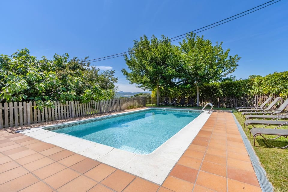Property building, Living room, Swimming pool