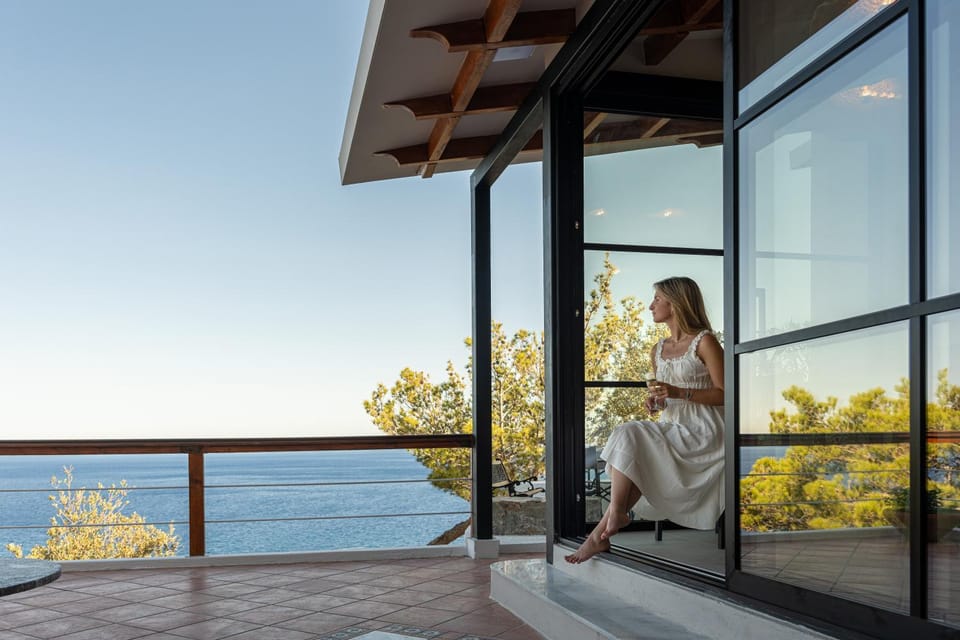 Patio, Balcony/Terrace, Dining area, Sea view