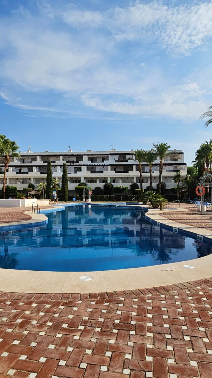 Property building, Swimming pool, sunbed