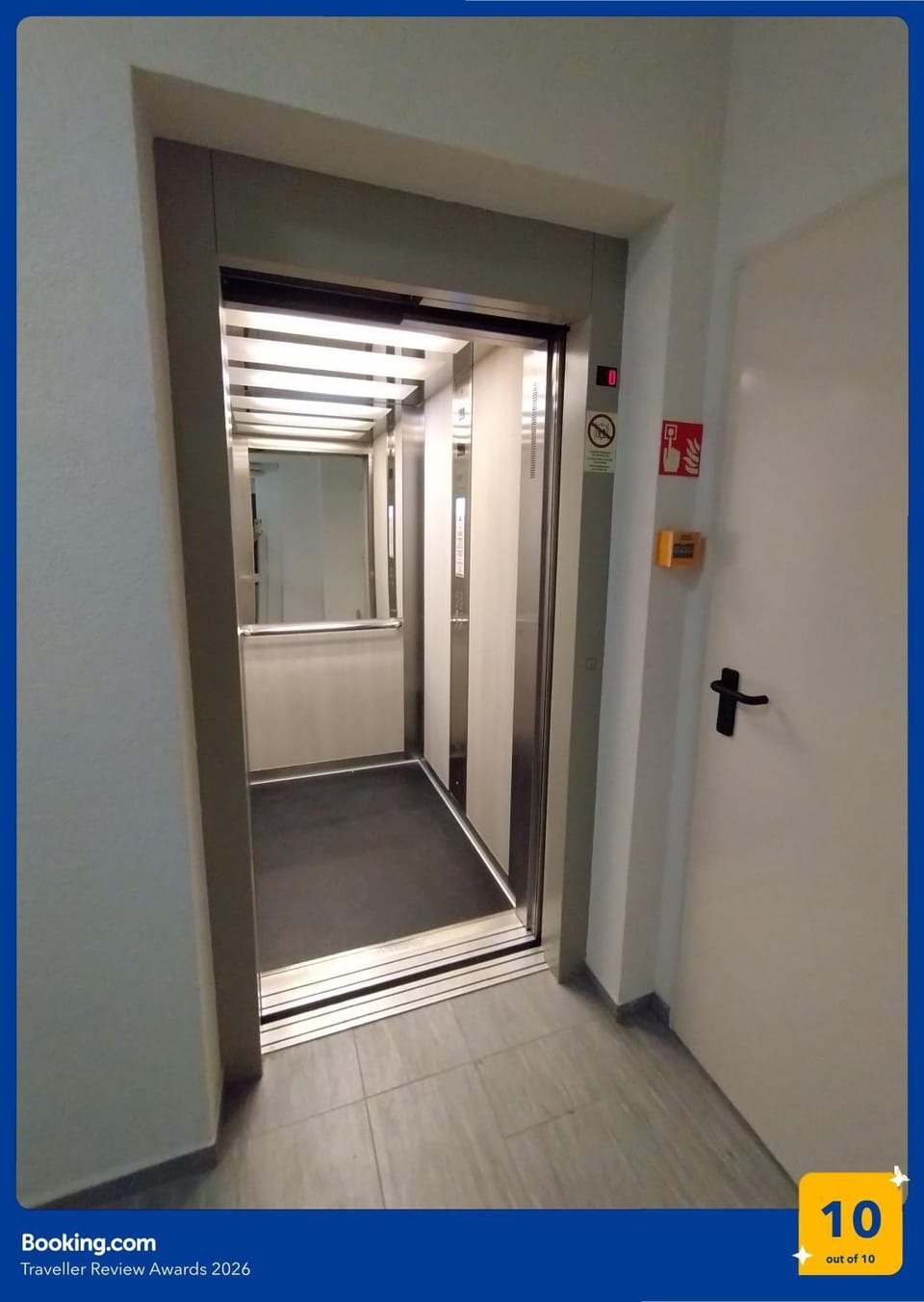Property building, elevator