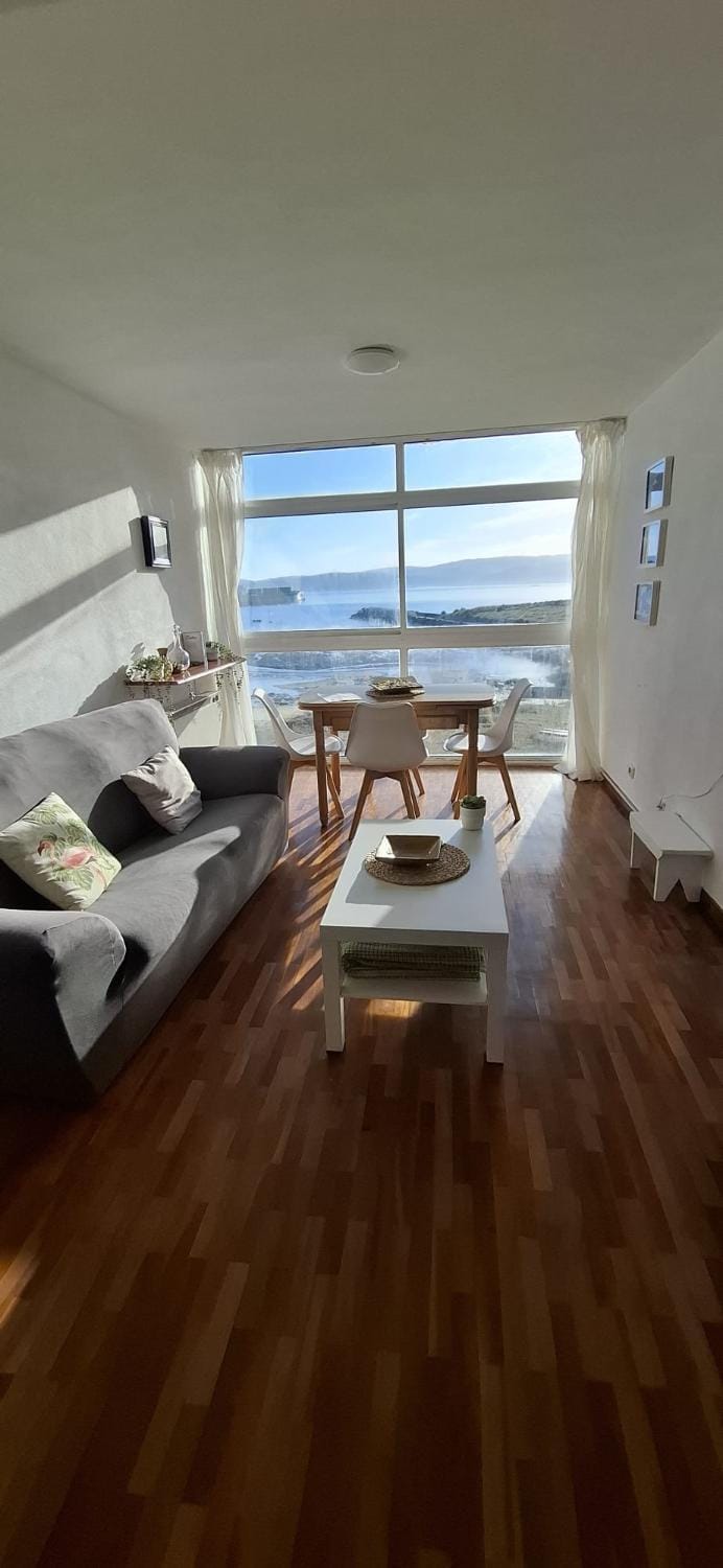 Living room, Lounge or bar, Sea view