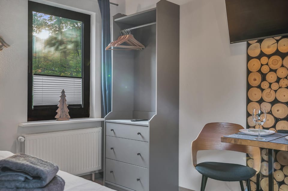 Photo of the whole room, wardrobe