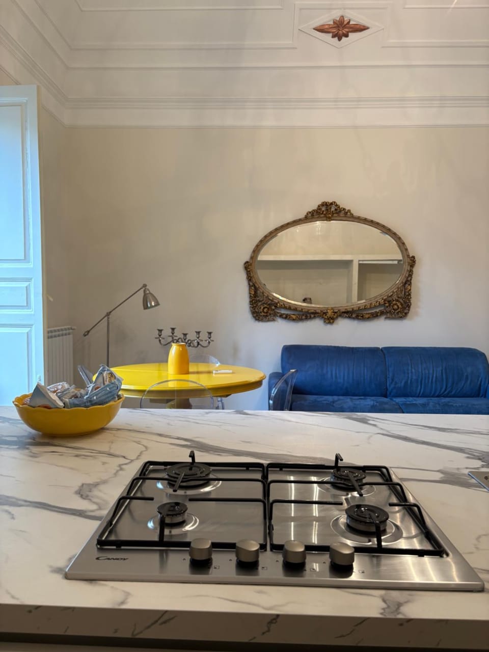 Kitchen or kitchenette, Dining area, stove, kitchen