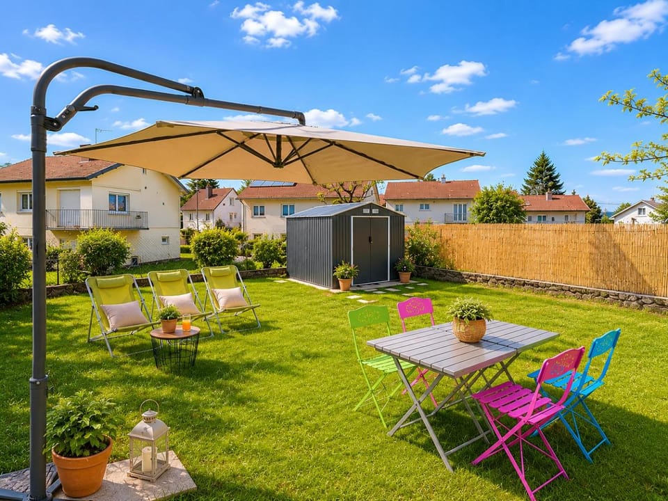 Garden, sunbed