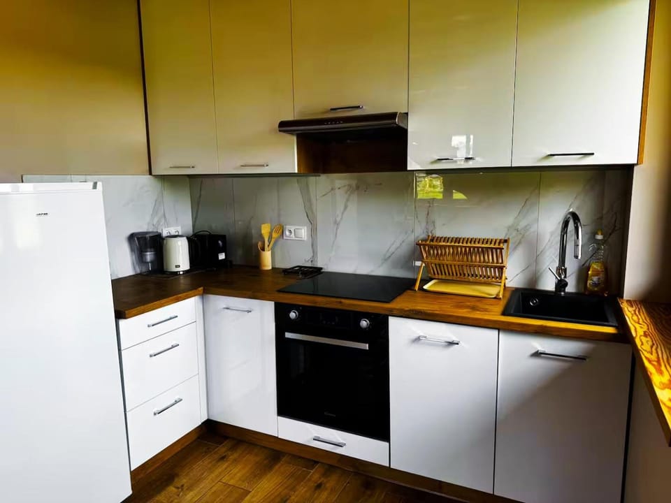 Coffee/tea facilities, Kitchen or kitchenette, dishwasher, stove