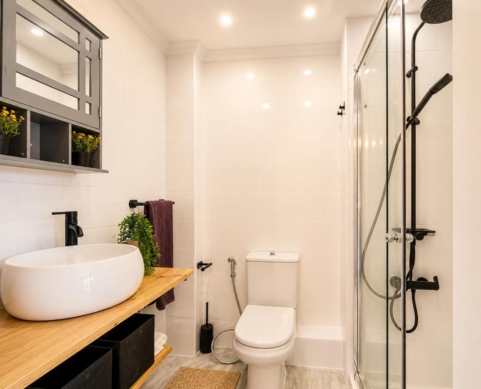 Shower, Toilet, Bathroom, towels