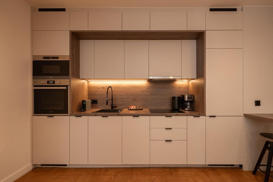 Coffee/tea facilities, Kitchen or kitchenette, dishwasher, washing machine