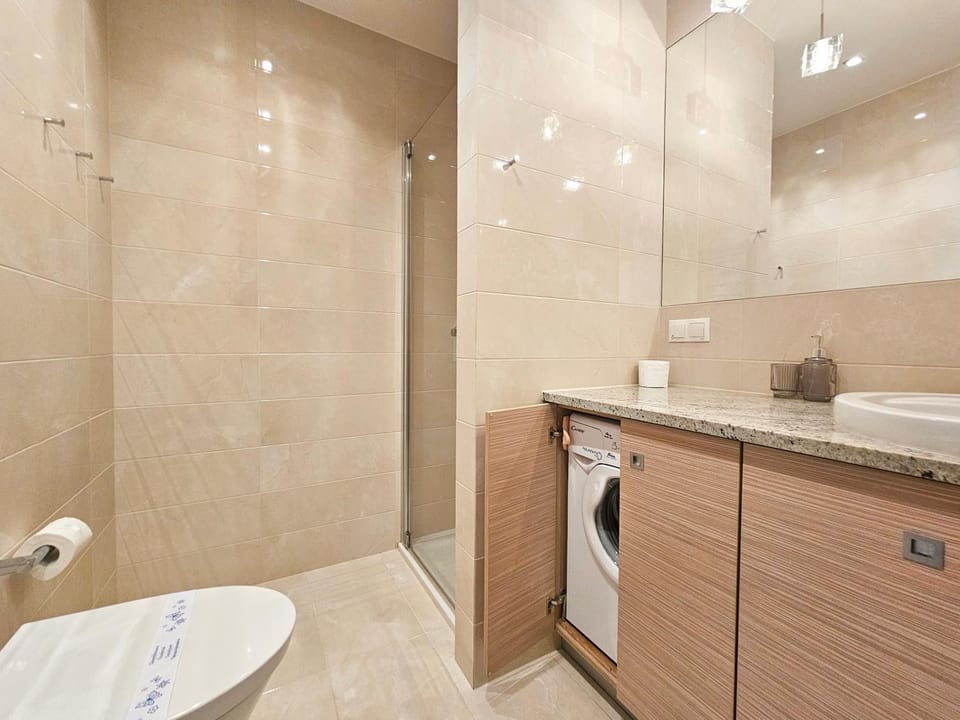Shower, Bathroom, washing machine