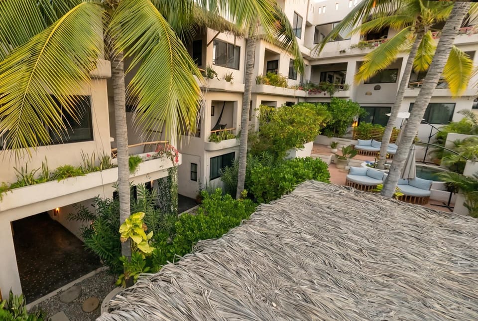 Property building, Pool view