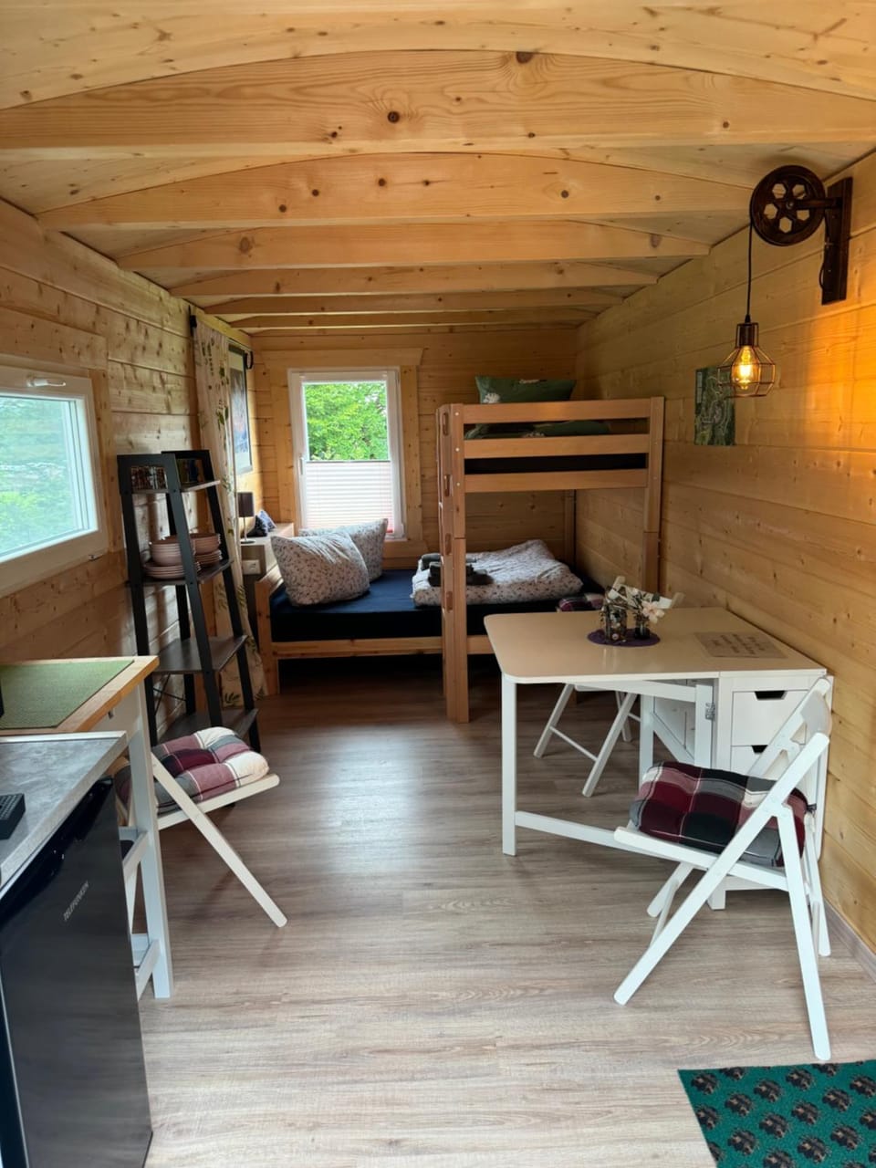 Photo of the whole room, bunk bed
