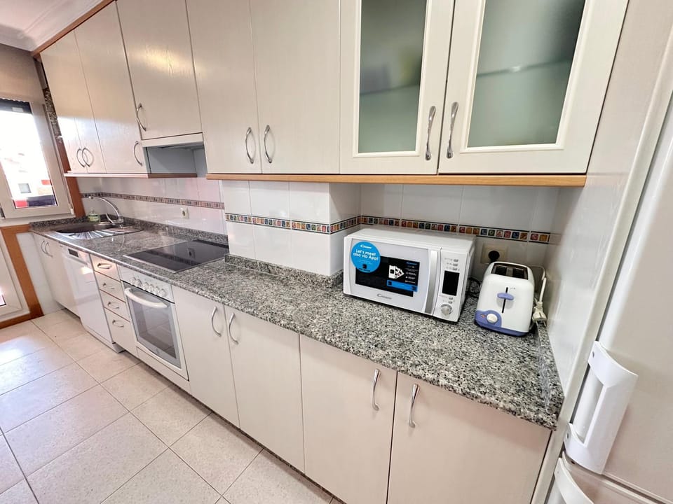 Kitchen or kitchenette, dishwasher, toaster