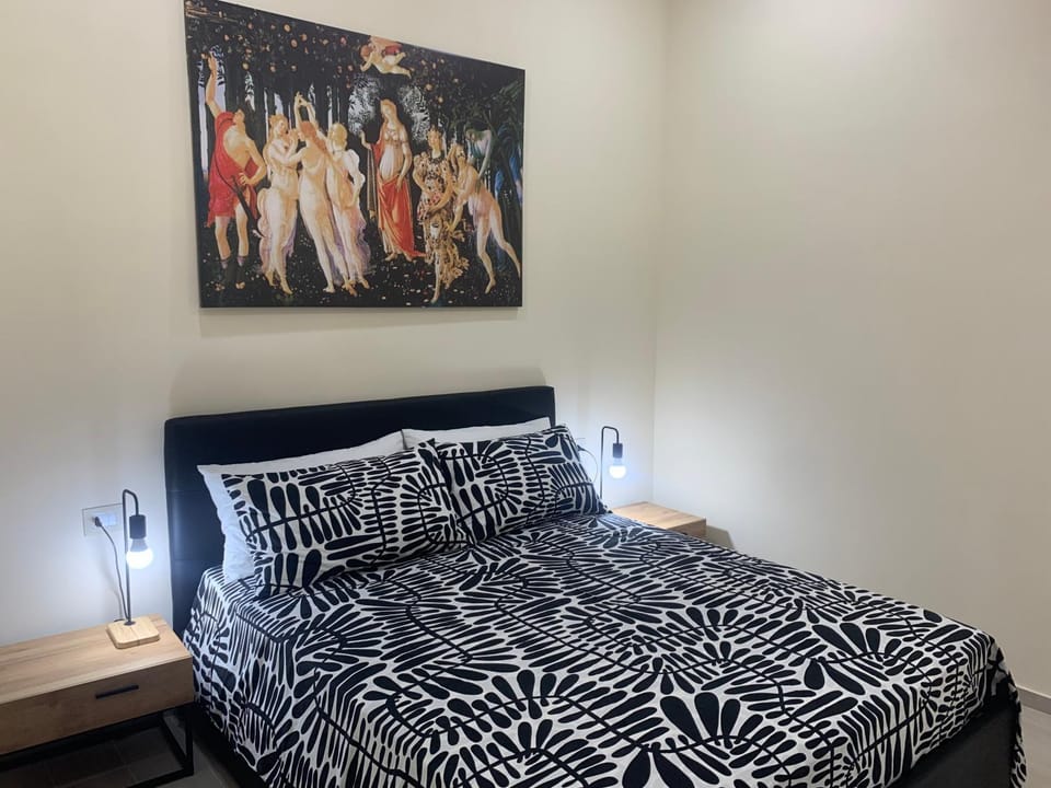 Bed, Decorative detail, Bedroom