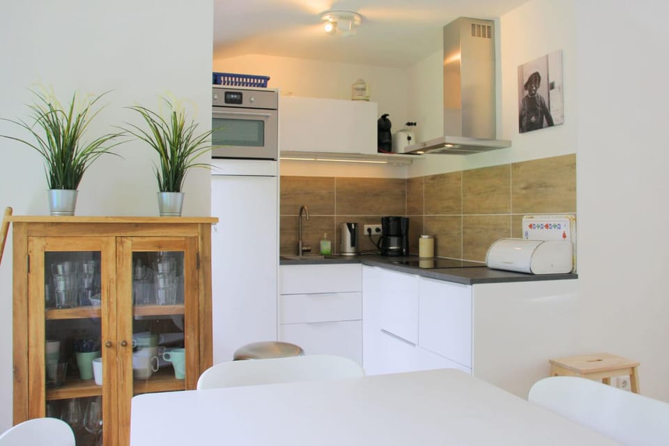 Coffee/tea facilities, Kitchen or kitchenette, Photo of the whole room, oven, stove, toaster