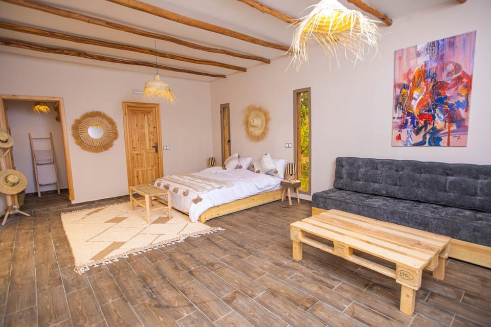 The garden of Asni Farm Stay in Marrakesh-Safi