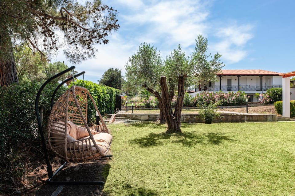 Property building, Garden view