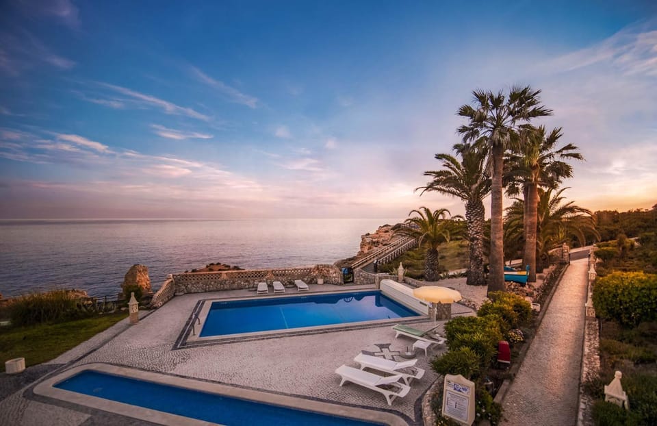 Swimming pool, Swimming pool, Sunset